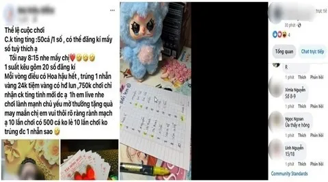 Cảnh báo cờ bạc trá hình bằng hình thức phát trực tiếp quay thưởng “túi mù” Cảnh báo cờ bạc trá hình bằng hình thức phát trực tiếp quay thưởng “túi mù”
