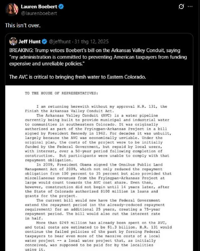 Động th&aacute;i phủ quyết hai dự luật của &ocirc;ng Trump g&acirc;y phẫn nộ