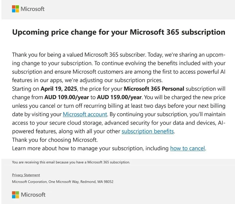 uc-khoi-kien-microsoft-vi-danh-lua-nguoi-dung-ve-goi-dang-ky-ai-2_11zon.webp Úc khởi kiện Microsoft vì “đánh lừa” người dùng về gói đăng ký AI