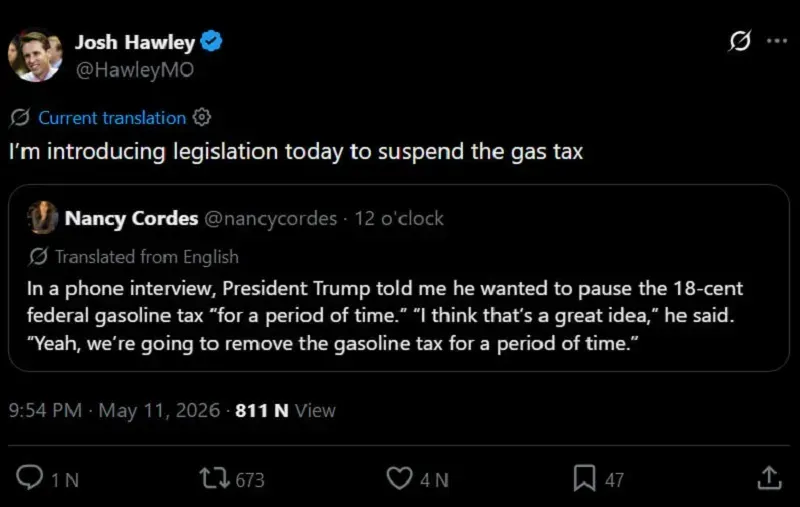 &Ocirc;ng Trump muốn tạm ngưng thu thuế xăng li&ecirc;n bang để hạ gi&aacute; nhi&ecirc;n liệu