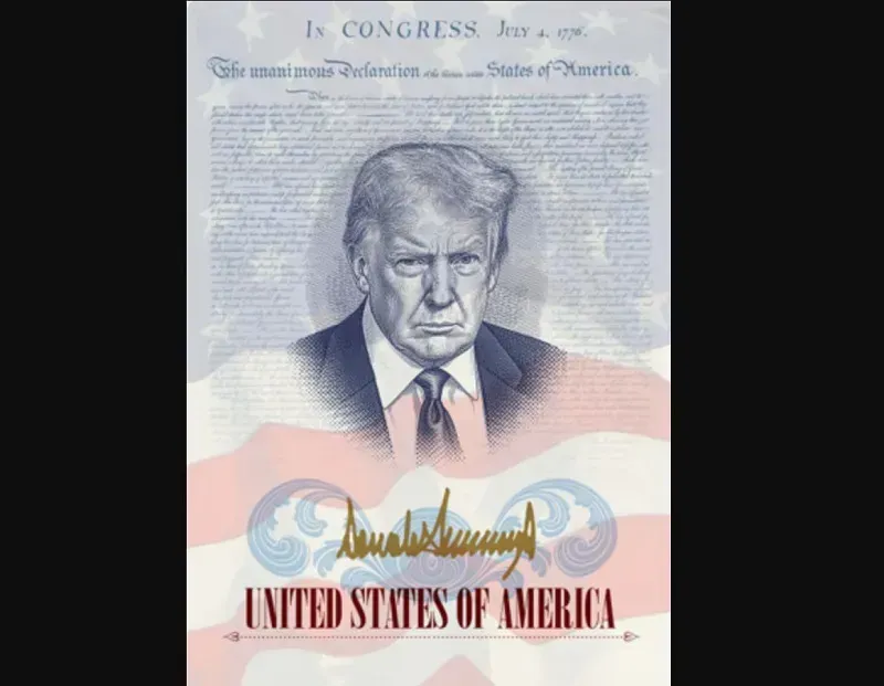 Hoa Kỳ mở rộng phát hành hộ chiếu kỷ niệm có hình ông Trump