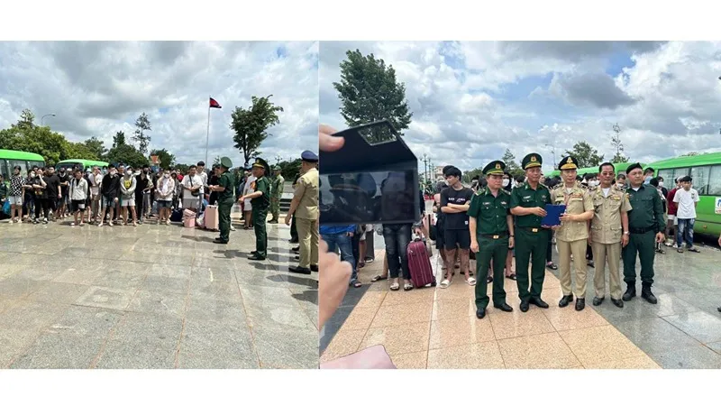 Campuchia bàn giao 85 công dân liên quan đến lừa đảo trực tuyến cho Việt Nam