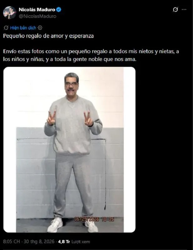 Cựu Tổng thống Venezuela &ldquo;lạc quan&rdquo; tại nh&agrave; t&ugrave; ở Hoa Kỳ