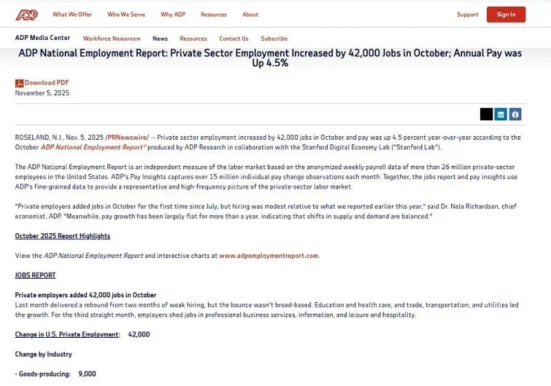 Hoa-Ky-Viec-lam-bi-cat-giam-thang-10-dat-muc-ky-luc-3.jpeg Hoa Kỳ: Việc làm bị cắt giảm tháng 10 đạt mức kỷ lục