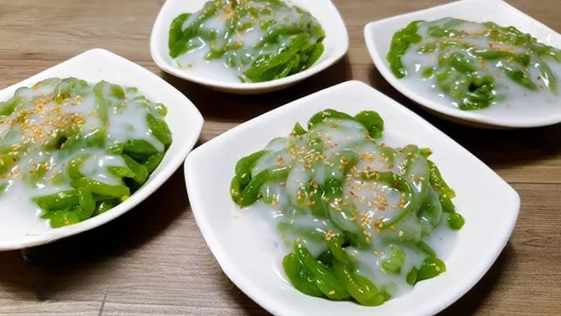 Bánh tằm ngọt - Món bánh dân gian gắn liền với ký ức tuổi thơ Bánh tằm ngọt - Món bánh dân gian gắn liền với ký ức tuổi thơ