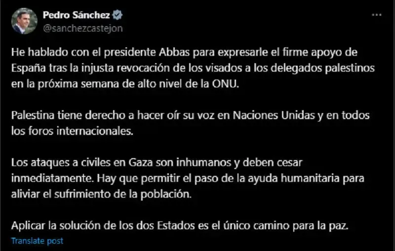Hoa Kỳ thu hồi thị thực Tổng thống Palestine trước thềm cuộc họp Liên Hợp Quốc