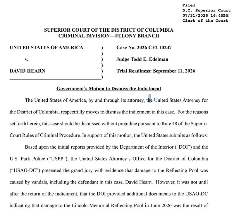 vu-ho-phan-chieu-bi-hu-hai-doj-huy-cao-buoc-hinh-su-2.webp Vụ hồ phản chiếu bị hư hại, DOJ hủy cáo buộc hình sự