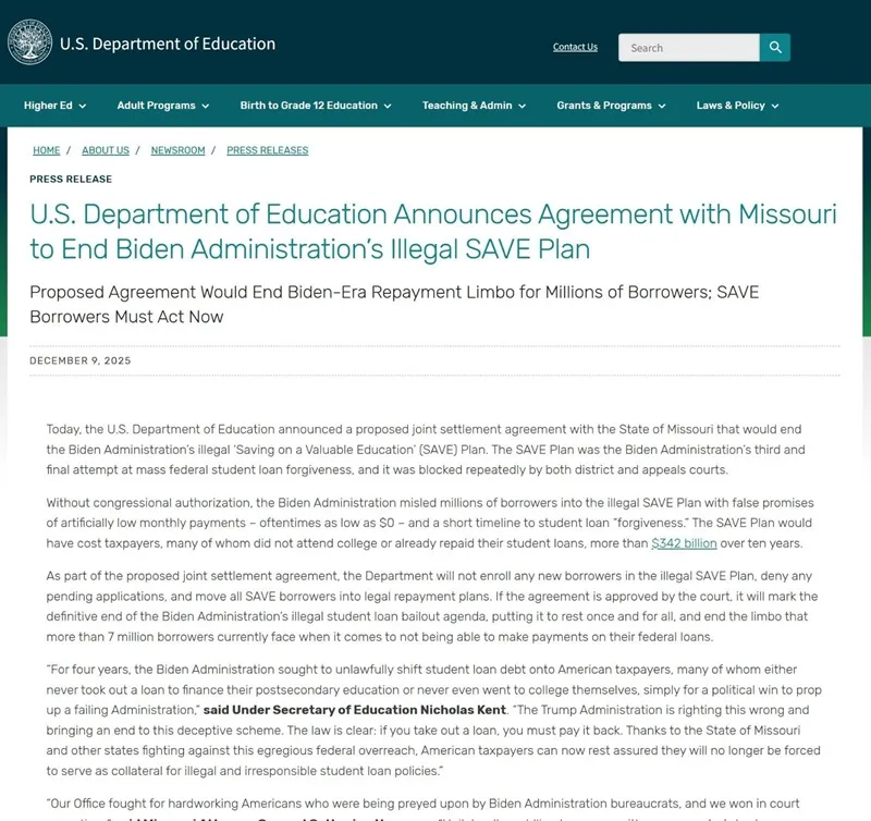 bo-giao-duc-hoa-ky-dung-ke-hoach-save-7-trieu-nguoi-vay-bi-anh-huong-1_11zon.webp Bộ Giáo dục Hoa Kỳ dừng Kế hoạch SAVE, 7 triệu người vay bị ảnh hưởng?