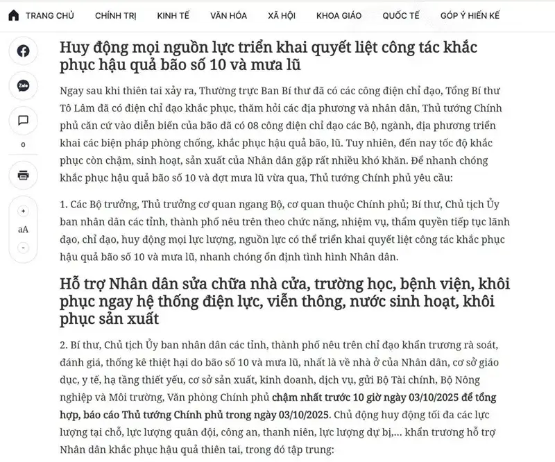 Việt Nam: Bão Matmo đi vào biển Đông, trở thành cơn bão số 11