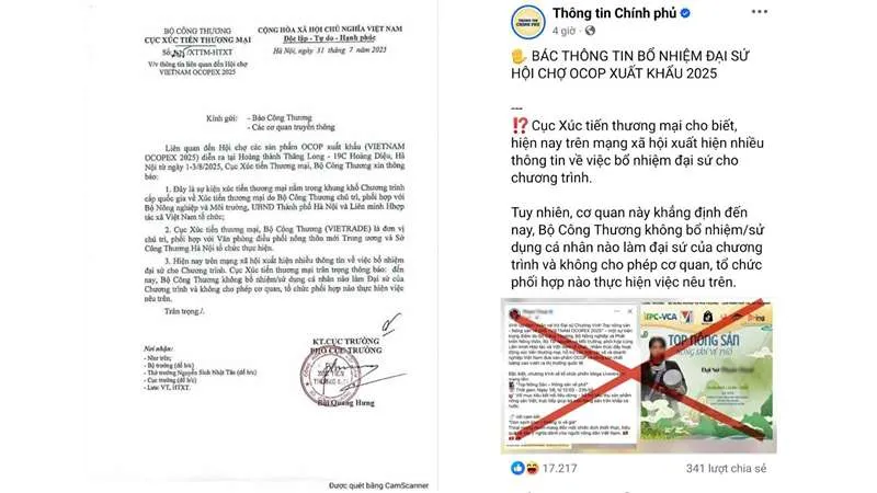 Tự xưng "Đại sứ" chương trình quốc gia, TikToker Phạm Thoại bị phạt 7,5 triệu đồng