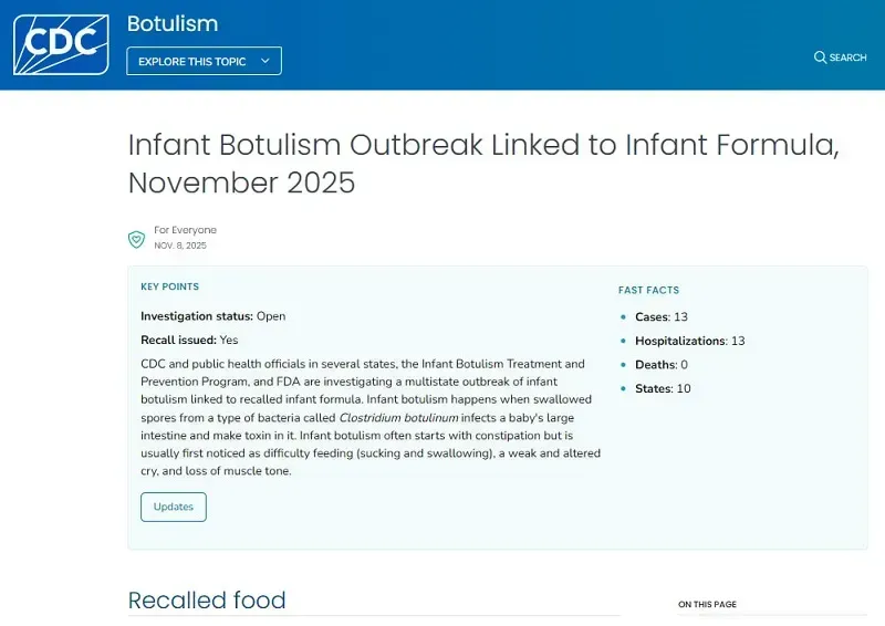 hoa-ky-hang-chuc-tre-so-sinh-bi-ngo-doc-vi-sua-bot-4.webp Hoa Kỳ: Hàng chục trẻ sơ sinh bị ngộ độc vì sữa bột