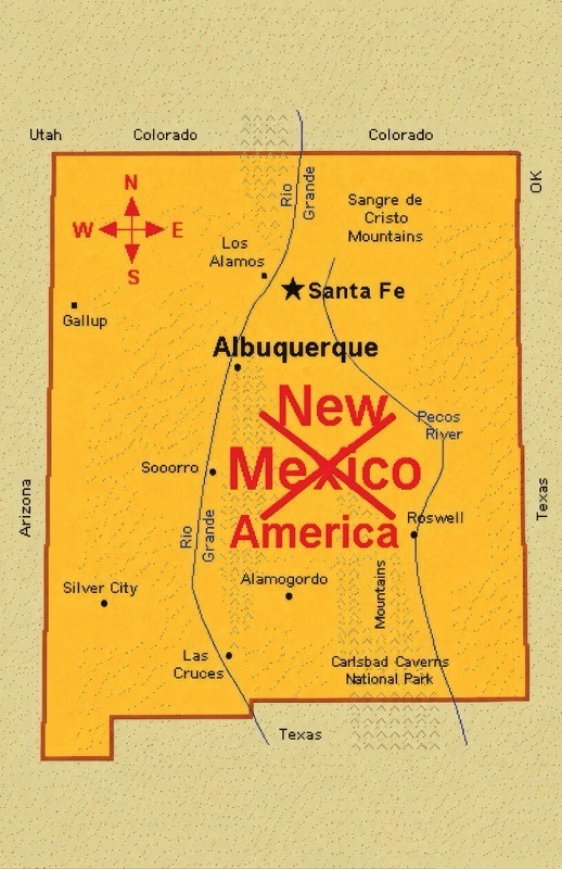 &Ocirc;ng Trump g&acirc;y ch&uacute; &yacute; khi chia sẻ h&igrave;nh ảnh đổi t&ecirc;n bang New Mexico