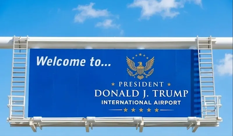 Hoa Kỳ có sân bay đầu tiên đặt theo tên ông Trump 
