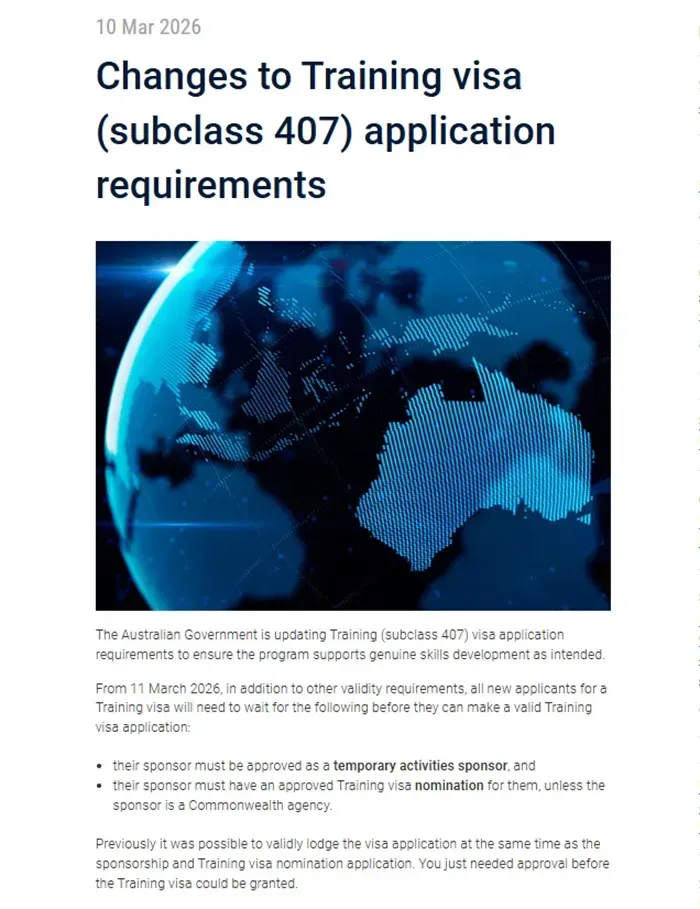 Australia siết chặt visa đ&agrave;o tạo nghề cho người nước ngo&agrave;i từ ng&agrave;y 11/3