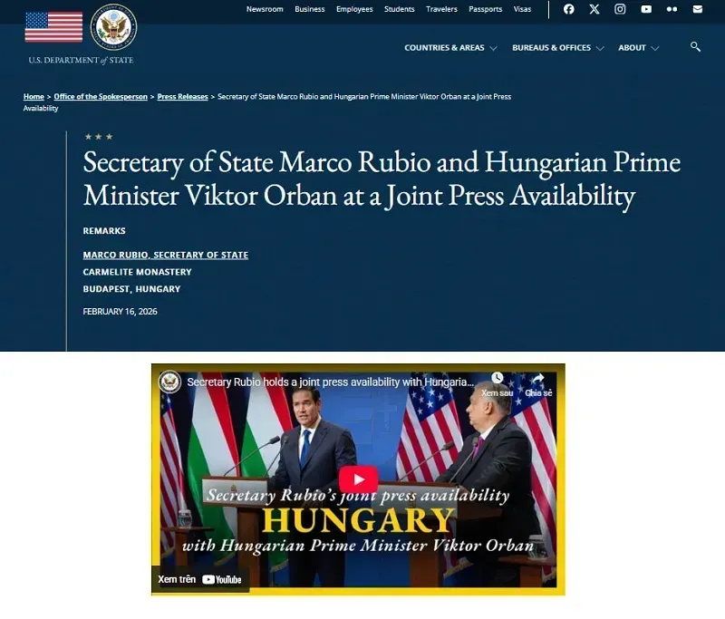 Thấy g&igrave; từ thỏa thuận hợp t&aacute;c hạt nh&acirc;n d&acirc;n sự giữa Hoa Kỳ - Hungary?