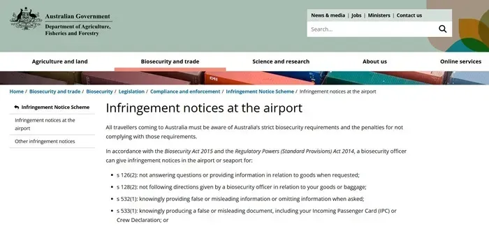 Australia siết chặt an ninh sinh học tại s&acirc;n bay