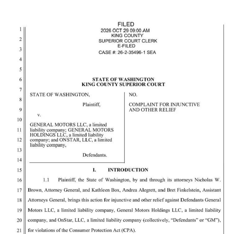 Washington v&agrave; 35 bang đạt thỏa thuận bồi thường với h&atilde;ng xe General Motors