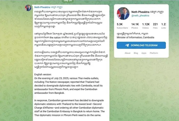 Xung đột Thái Lan - Campuchia: Quan hệ ngoại giao hạ cấp, tiêm kích F-16 được triển khai 