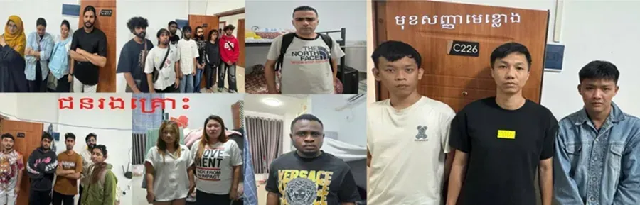 Campuchia đột kích sòng bạc, bắt 23 nghi phạm lừa đảo công nghệ cao