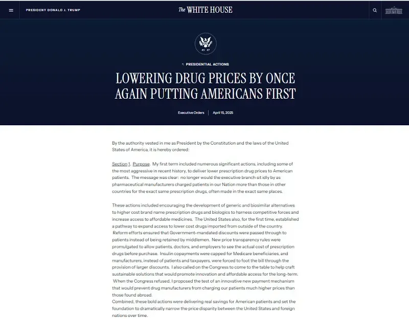 Th&ecirc;m c&ocirc;ng ty dược đạt thỏa thuận gi&aacute; thuốc với ch&iacute;nh quyền Trump