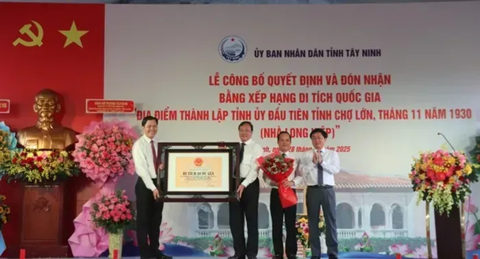 Di tích Nhà Long Hiệp chính thức trở thành Di tích Quốc gia