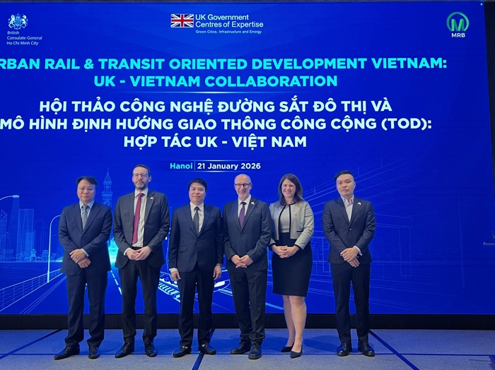 Anh - Việt Nam tăng cường hợp t&aacute;c ph&aacute;t triển đường sắt đ&ocirc; thị