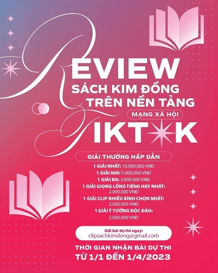 Cuộc thi review sách 60 giây trên nền tảng TikTok Cuộc thi review sách 60 giây trên nền tảng TikTok