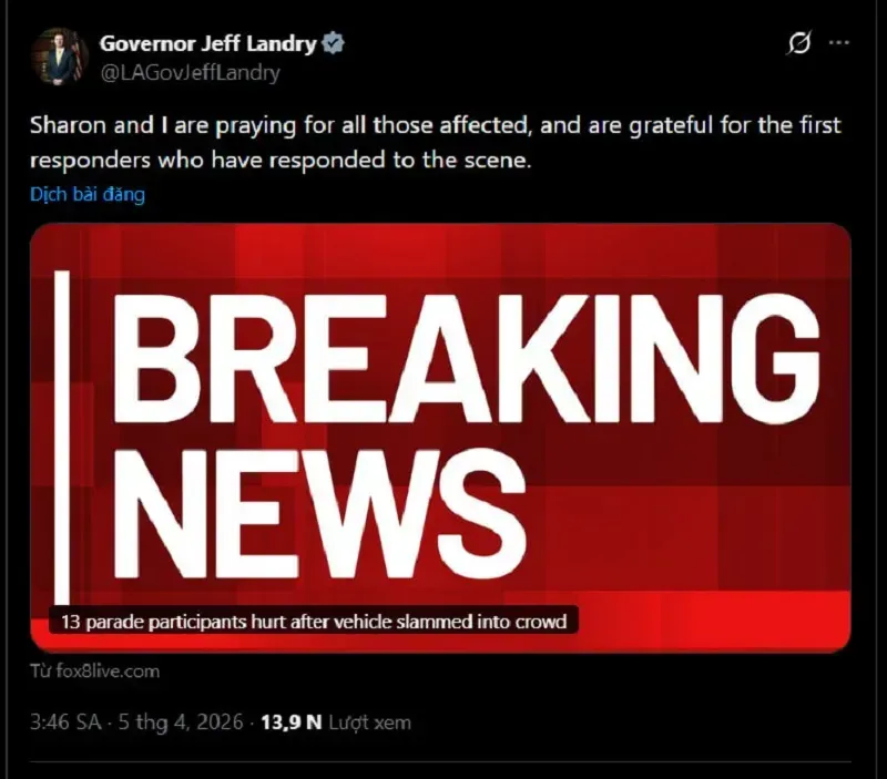 hoa-ky-xe-lao-vao-le-hoi-lao-o-louisiana-hang-chuc-nguoi-bi-thuong (5).webp Hoa Kỳ: Xe lao vào lễ hội Lào ở Louisiana, hàng chục người bị thương