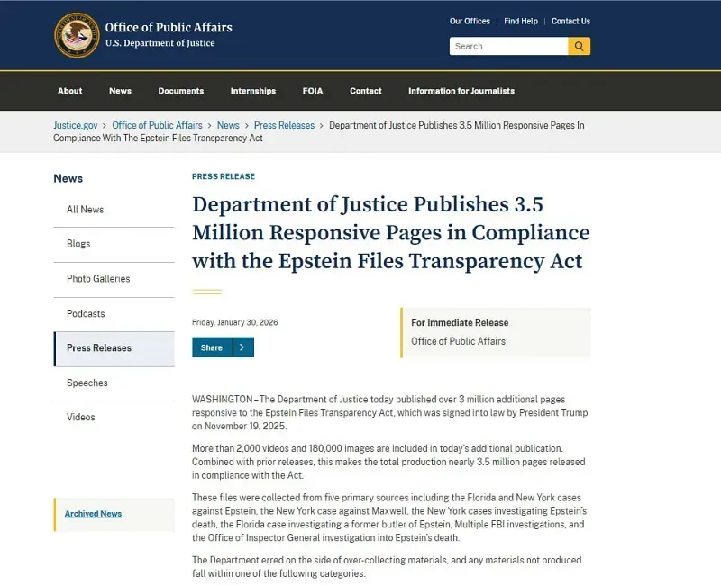 DOJ-cong-bo-them-khoang-3,5-trieu-trang-tai-lieu-ve-Jeffrey-Epstein-3.webp DOJ công bố thêm khoảng 3,5 triệu trang tài liệu về Jeffrey Epstein
