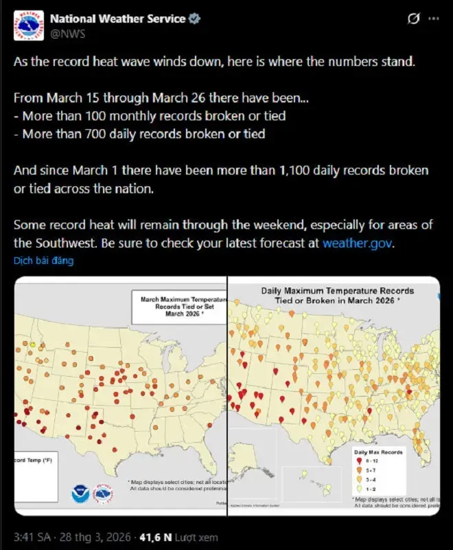 Hoa Kỳ đối mặt nguy cơ ch&aacute;y rừng diện rộng