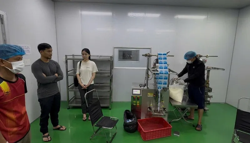 Triệt ph&aacute; xưởng sản xuất sữa, tr&agrave; giảm c&acirc;n chứa chất cấm ảnh hưởng tim mạch