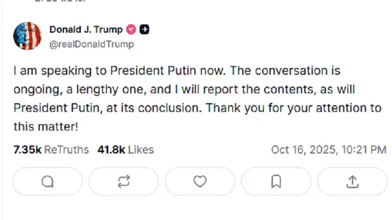 Trump điện đàm “dài” với ông Putin trước cuộc gặp Zelenskyy
