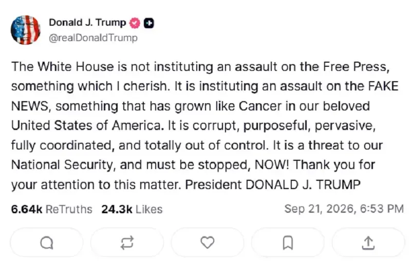 cnn-ms-now-politico-kien-chinh-quyen-trump-vi-lenh-cam-vao-nha-trang3.webp CNN, MS NOW, Politico kiện chính quyền Trump vì lệnh cấm vào Nhà Trắng