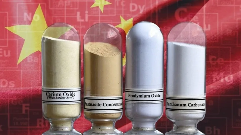 Trung Quốc mở rộng kiểm soát xuất khẩu đất hiếm