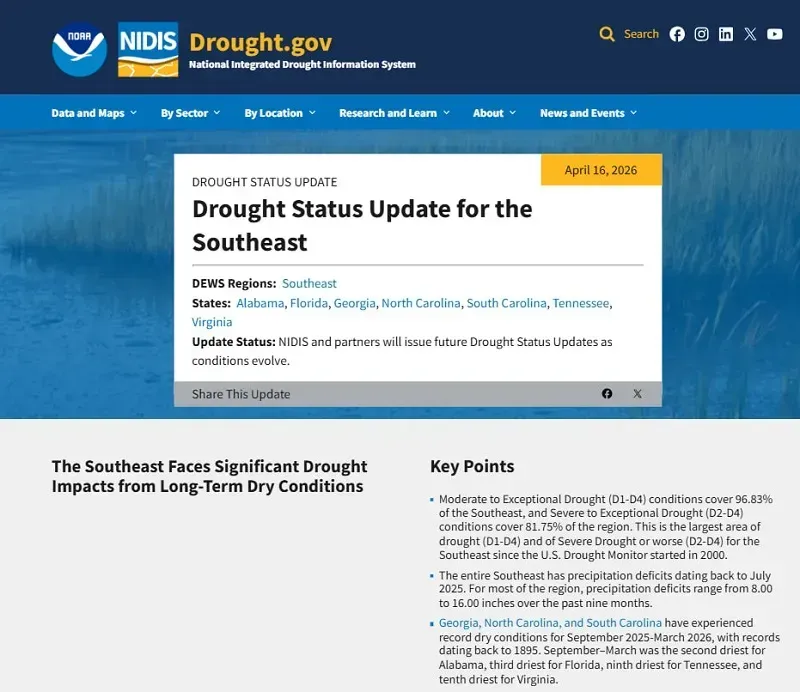 Hoa Kỳ: Ch&aacute;y rừng nghi&ecirc;m trọng tại Georgia, h&agrave;ng chục ng&ocirc;i nh&agrave; bị thi&ecirc;u rụi