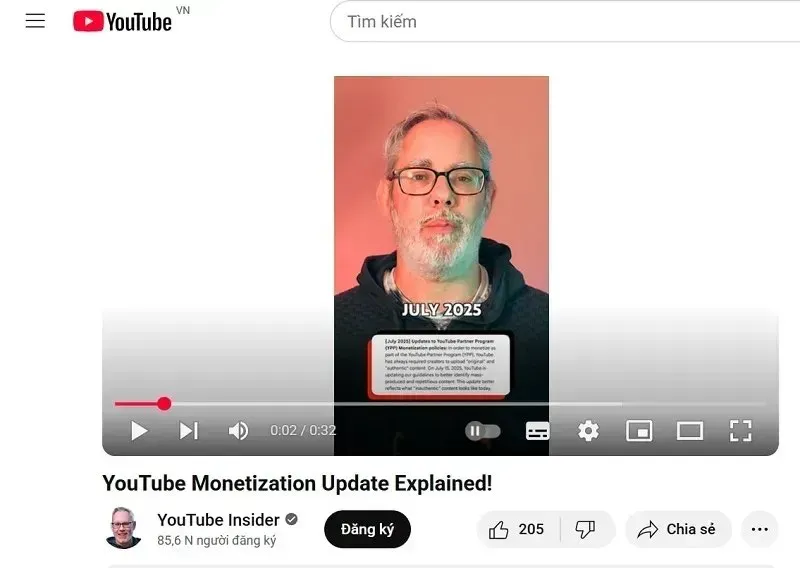 YouTube siết chặt video AI, nội dung kém chất lượng có nguy cơ bị tắt kiếm tiền YouTube siết chặt video AI, nội dung kém chất lượng có nguy cơ bị tắt kiếm tiền
