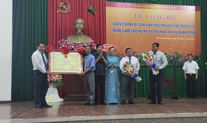 Tàu hũ ky Mỹ Hòa được công nhận di sản văn hóa phi vật thể Tàu hũ ky Mỹ Hòa được công nhận di sản văn hóa phi vật thể
