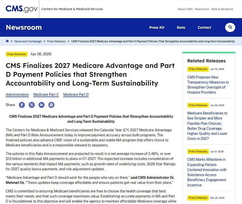 chinh-quyen-trump-tang-manh-muc-chi-tra-medicare-advantage-3.webp Chính quyền Trump tăng mạnh mức chi trả Medicare Advantage