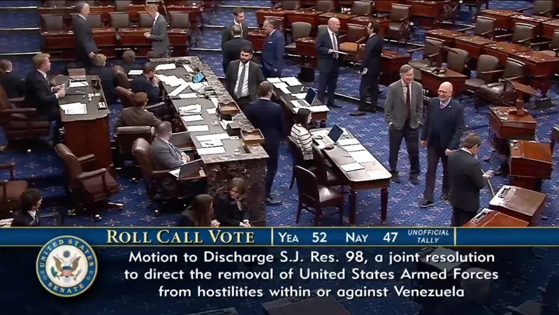 Thượng viện th&uacute;c đẩy nghị quyết ngăn Trump tấn c&ocirc;ng Venezuela 