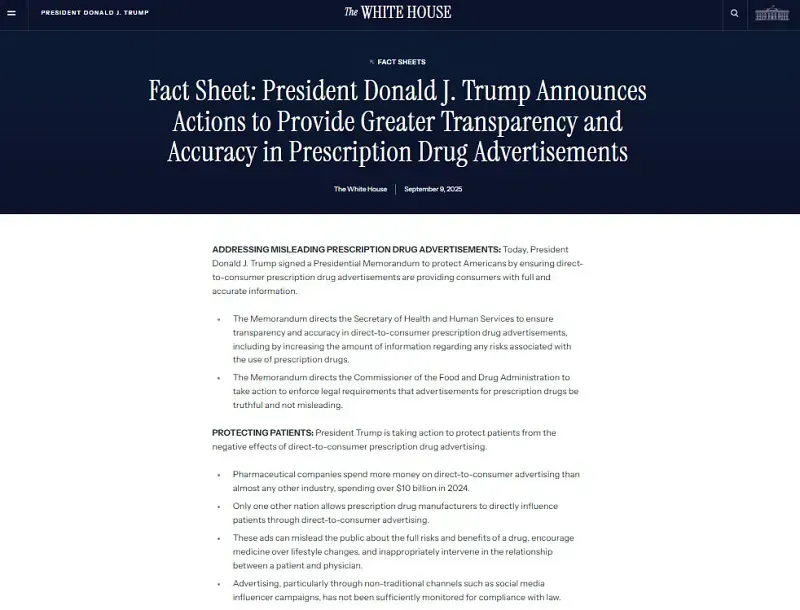 Thấy gì từ vụ ông Trump buộc các công ty dược phẩm tuân thủ luật quảng cáo?