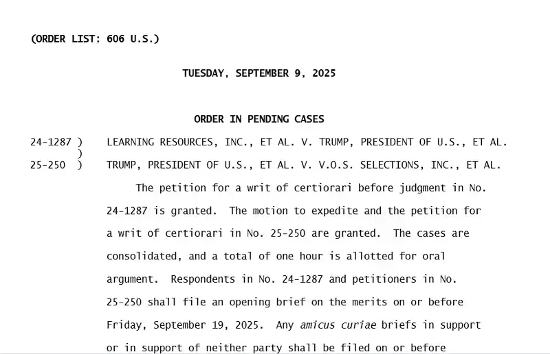 Vụ SCOTUS xem xét lại chính sách thuế quan của ông Trump, các bên nói gì?