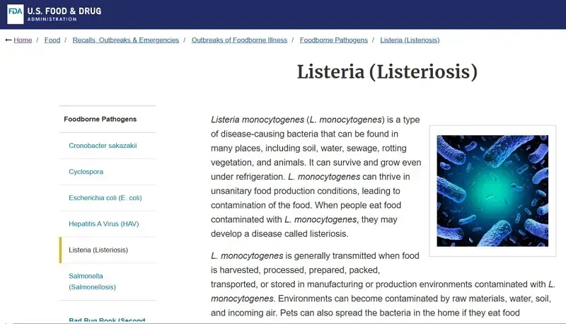 Hoa Kỳ: Sản phẩm chứa rau nhiễm khuẩn listeria bị thu hồi, USDA cảnh báo khẩn