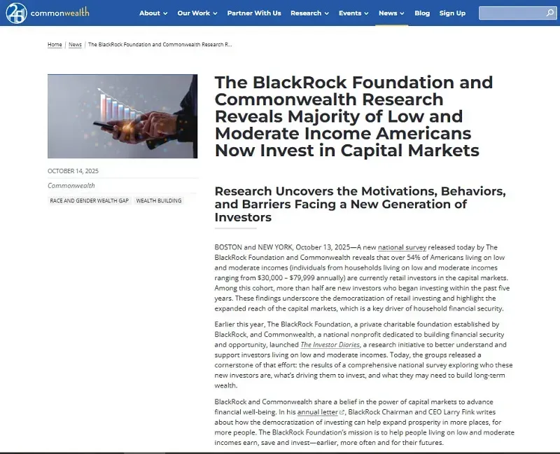 Hoa Kỳ: C&ocirc;ng d&acirc;n thu nhập thấp tham gia đầu tư ng&agrave;y c&agrave;ng nhiều