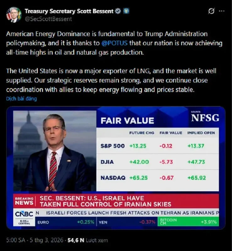 Hoa Kỳ chuẩn bị biện ph&aacute;p hỗ trợ thương mại dầu mỏ ở v&ugrave;ng Vịnh