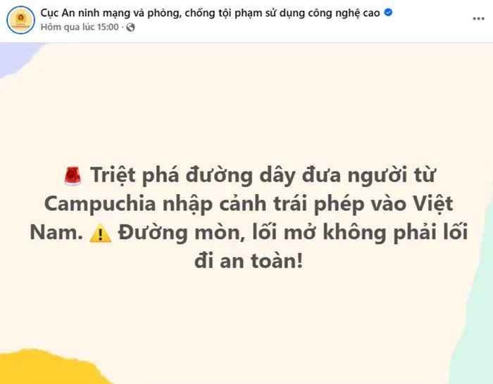 Bắt quả tang đường d&acirc;y đưa người từ Campuchia v&agrave;o Việt Nam tr&aacute;i ph&eacute;p
