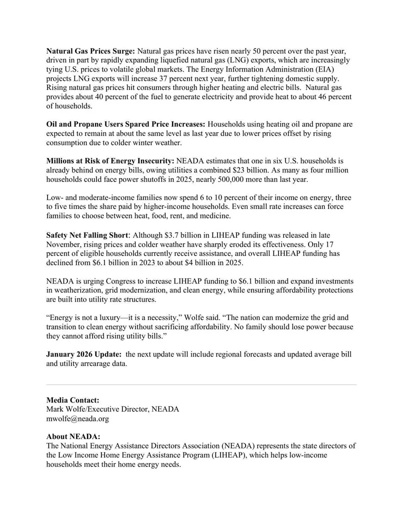 Hoa Kỳ: Chi ph&iacute; sưởi ấm tăng mạnh, nhiều gia đ&igrave;nh chịu &aacute;p lực