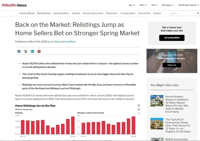 Hoa Kỳ: Số lượng nh&agrave; được đăng b&aacute;n tăng vọt nhưng nguồn cung vẫn thấp