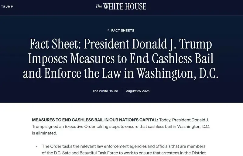 Ông Trump chấm dứt bảo lãnh không tiền mặt và xử lý hành vi xúc phạm quốc kỳ