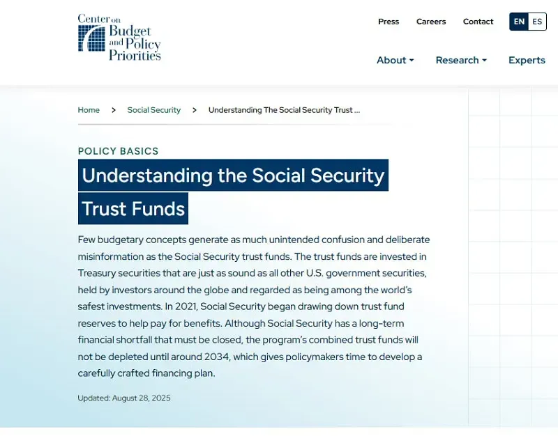 Hoa Kỳ: Quỹ t&iacute;n th&aacute;c An sinh X&atilde; hội sẽ cạn kiệt sớm hơn dự kiến?