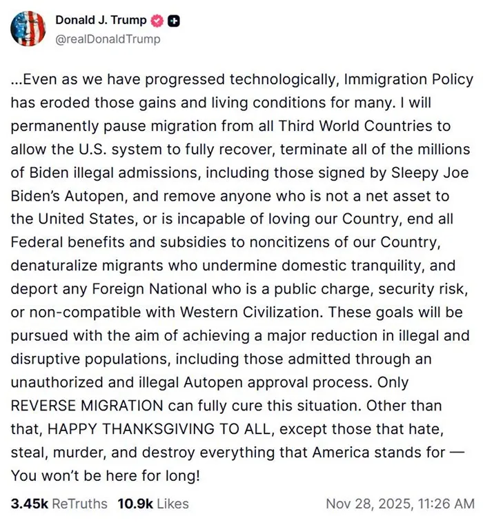 Ông Trump đình chỉ nhập cư lâu dài với các nước đang phát triển?